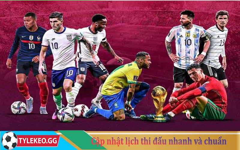 Ở đâu cập nhật lịch thi đấu nhanh và chuẩn không cần chỉnh