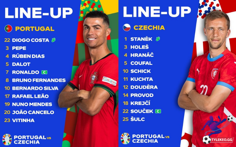 Ronaldo có tên trong đội hình ra sân đá chính